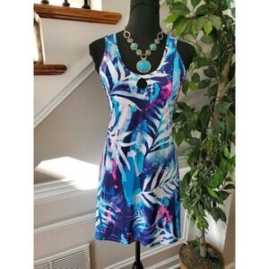 Tonic Active Women's Multicolor Polyamide Sleeveless Scoop Neck Athletic Dress M